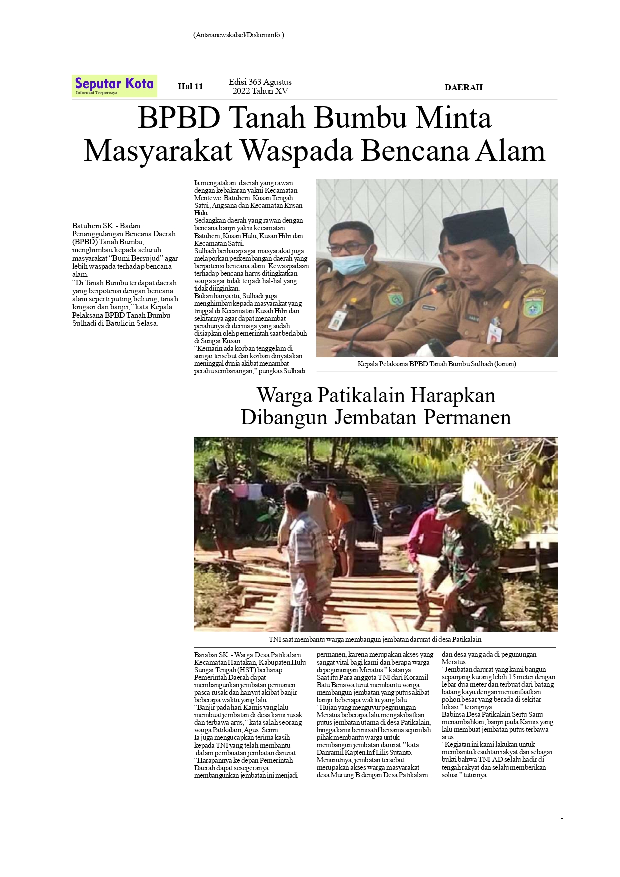 Seputar Kota Hal11 Agustus 2022 Bln ke 2