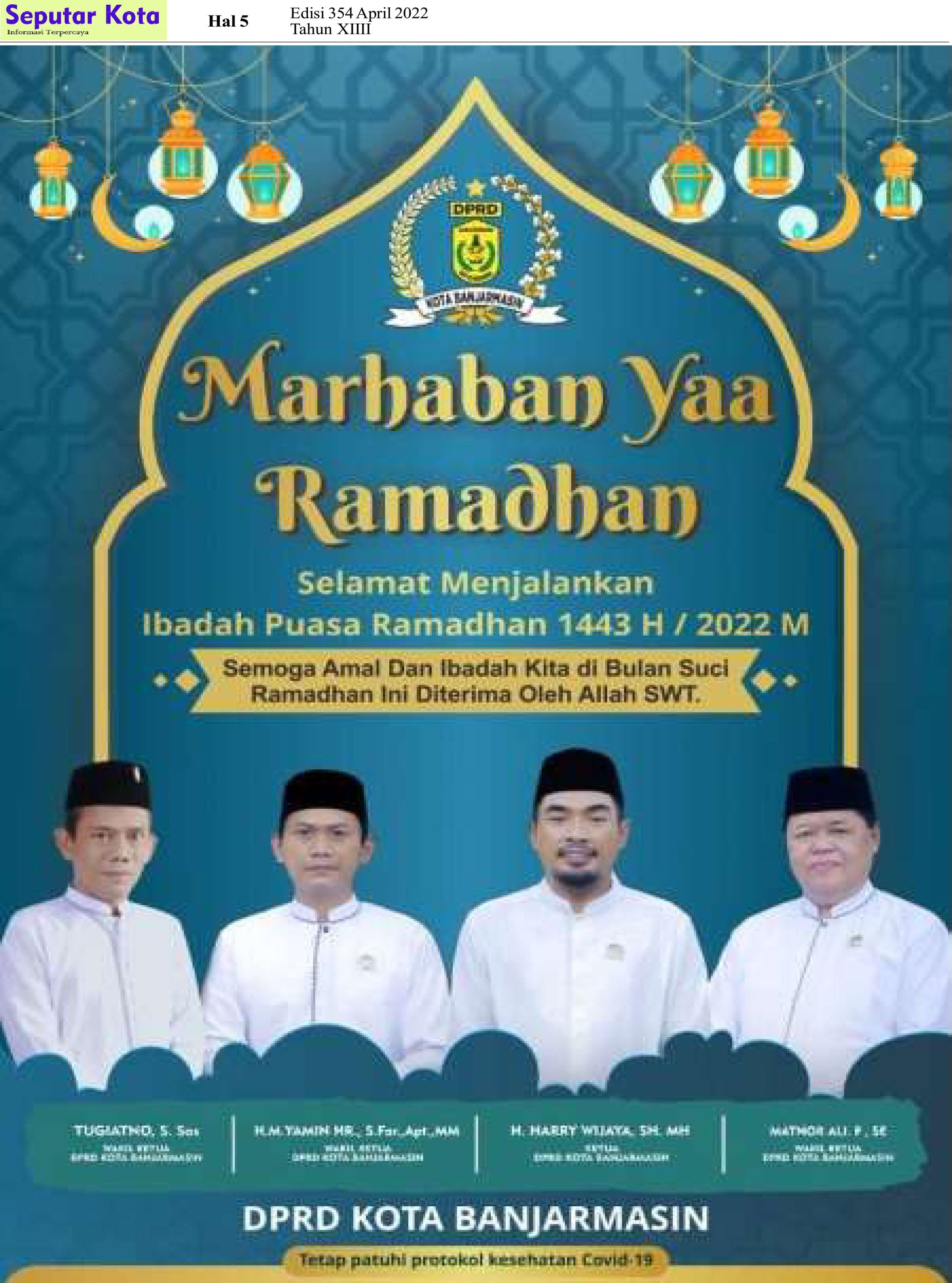 SEPUTAR KOTA HAL 5 APRIL 2022