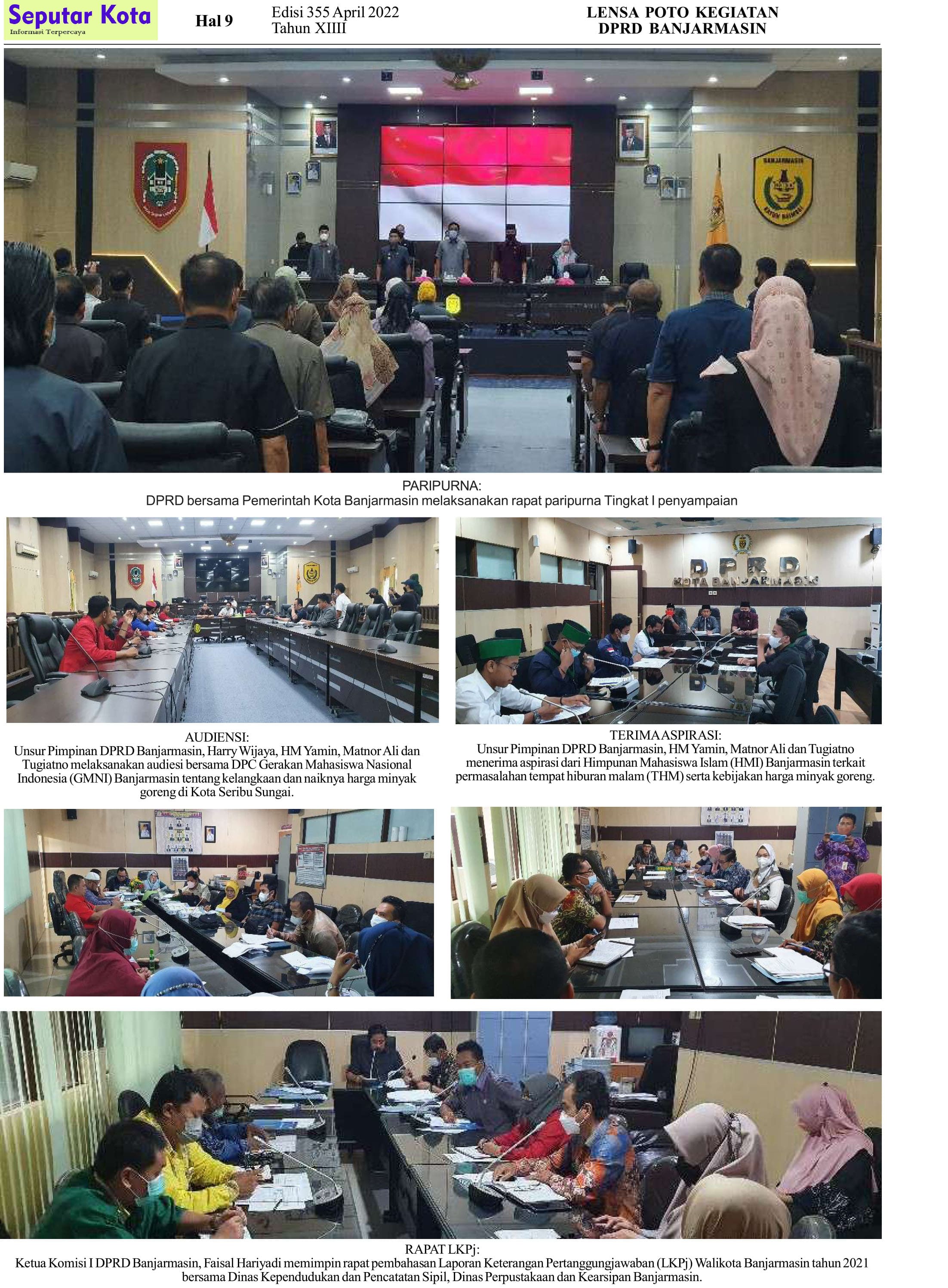 SEPUTAR KOTA HAL 9 APRIL 2 2022