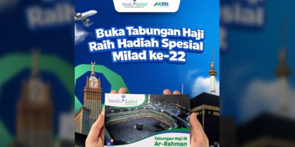 Bank Kalsel Syariah Promo Buka Rekaning Tabungan Haji Bonus Voucher Belanja