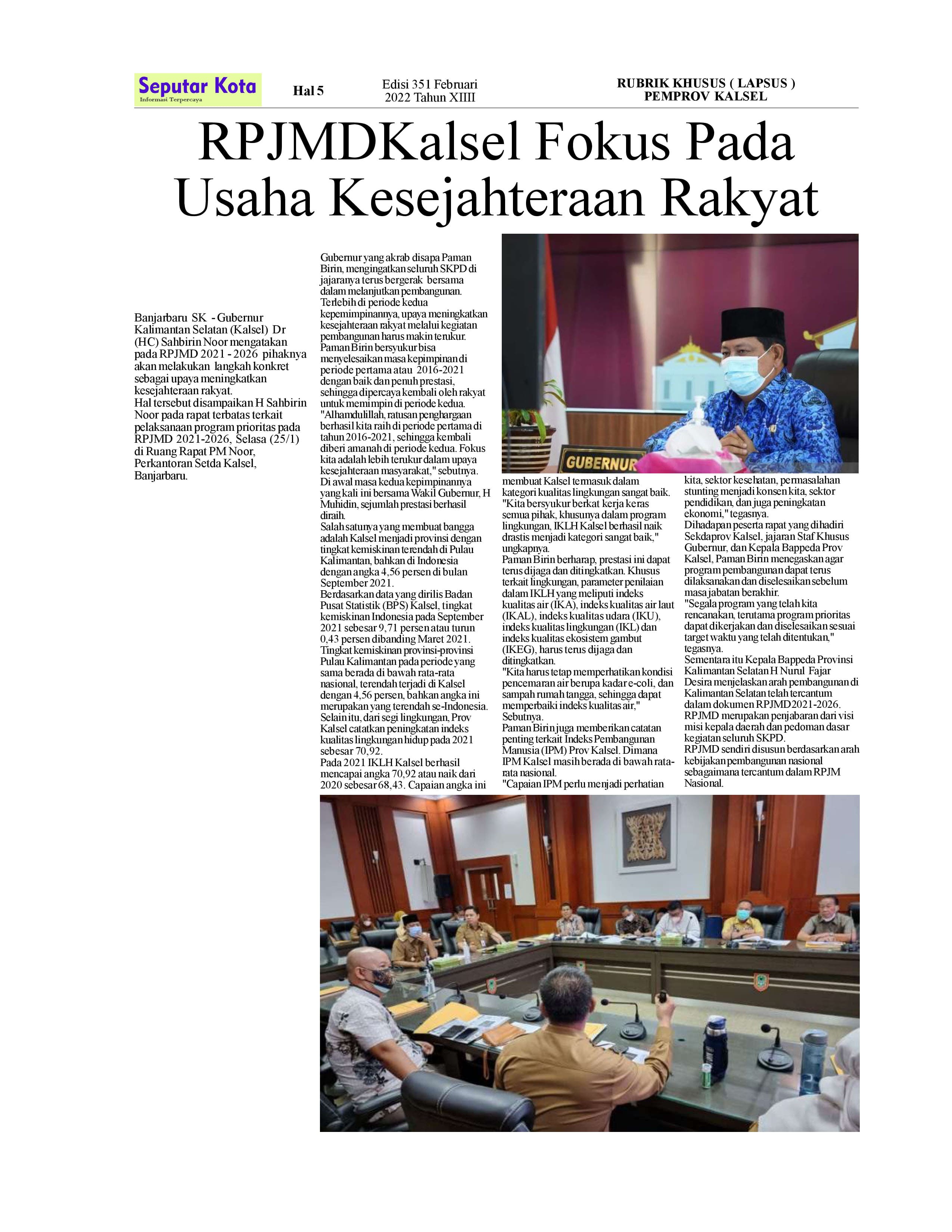 SEPUTAR KOTA HAL 5 2022