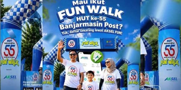 Bank Kalsel Gelar Fun Walk Bertajuk “Sinergi Digital Banua”