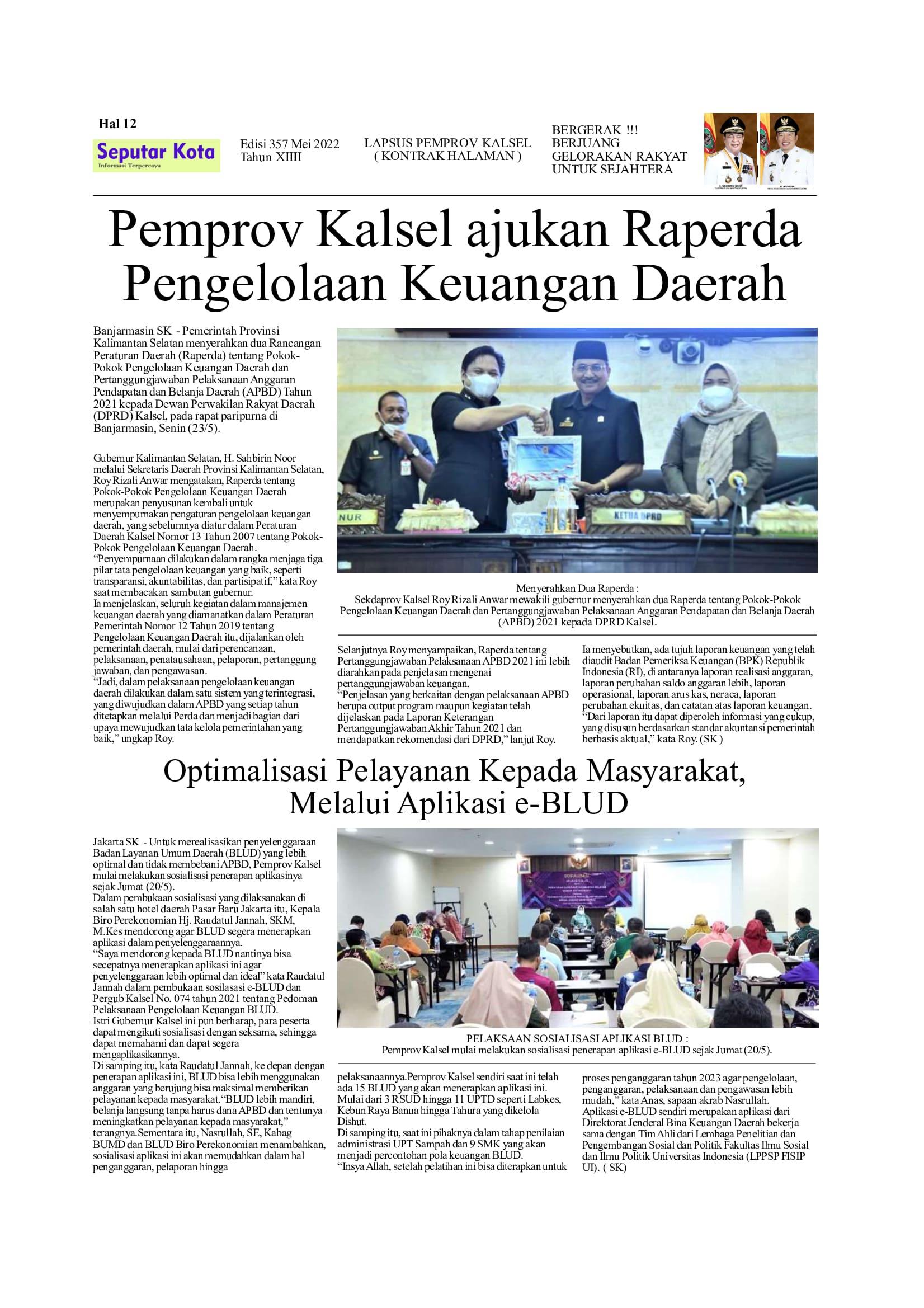 SEPUTAR KOTA EDISI MEI 2 2022 HAL 12