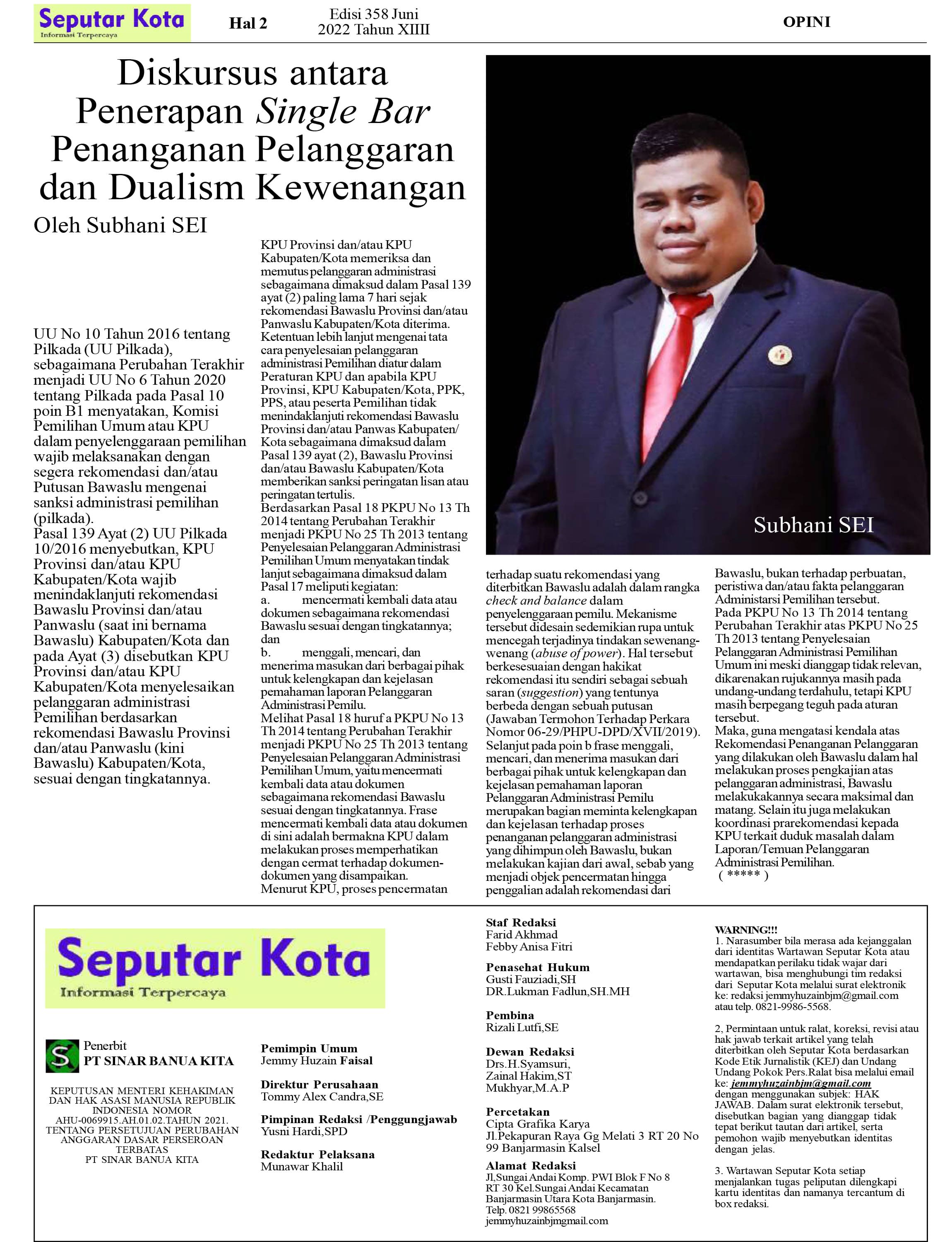 seputar kota Juni 2022 hal 2