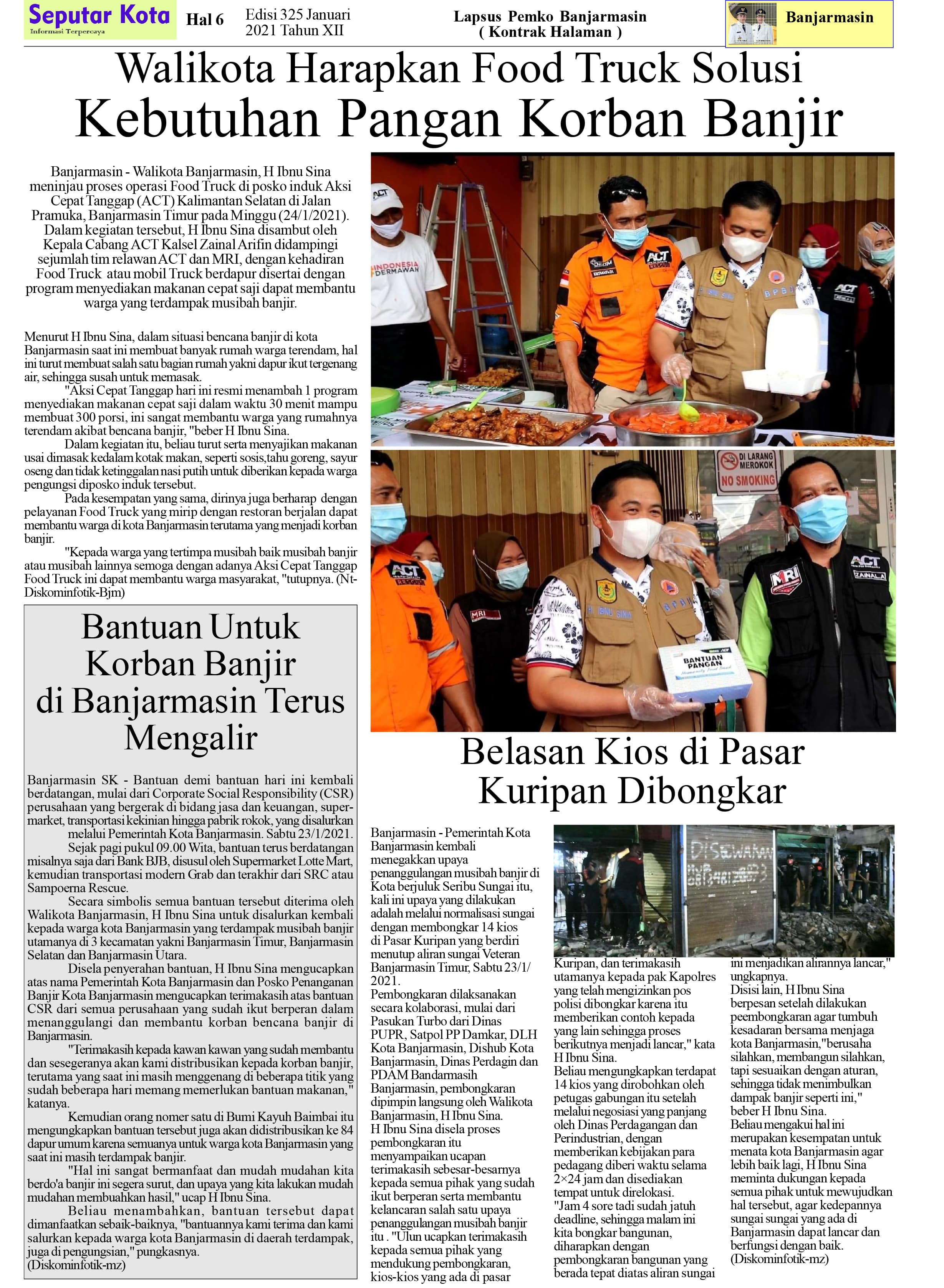 SKM SEPUTAR KOTA HAL 6 JANUARI 2021