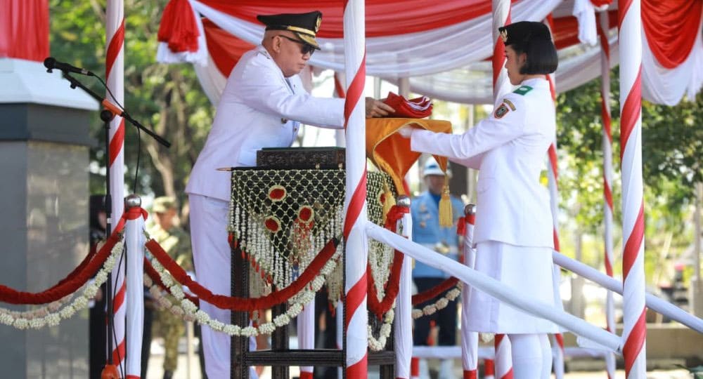 Gubernur Kalsel H. Muhidin Pimpin Upacara HUT RI ke-81; Kobarkan Semangat Perjuangan Pahlawan Merebut Kemerdekaan