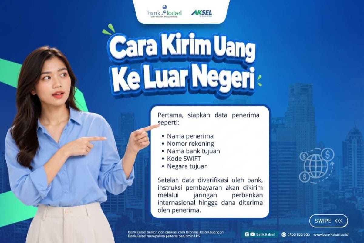 Bank Kalsel Edukasi Cara Mudah dan Aman Kirim Uang ke Luar Negeri