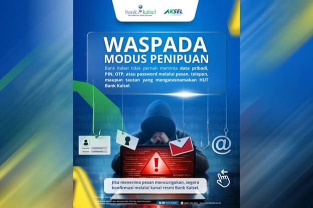 Bank Kalsel Peringatkan Warga Pada Modus Penipuan Jelang Lebaran